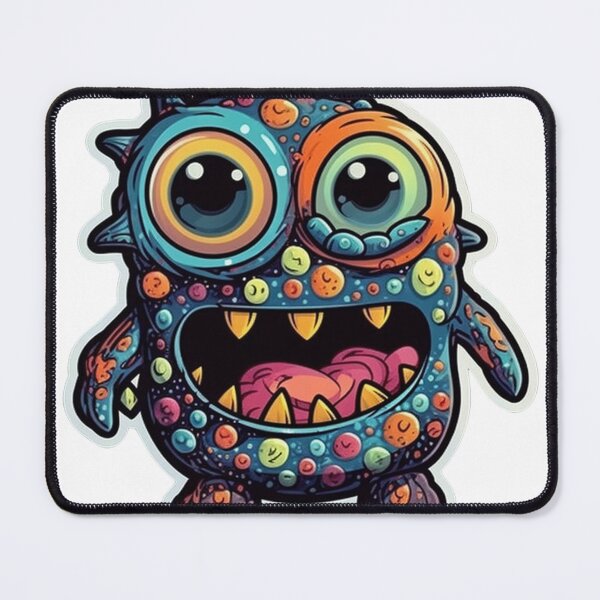 Item preview, Colorful and Happy Monster Sticker - Add Some Fun to Your Life! designed and sold by stickergeek23.