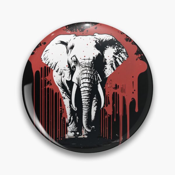 Item preview, Oh No I Picked The Wrong White Elephant, Banksy style. designed and sold by DiamondPixel.