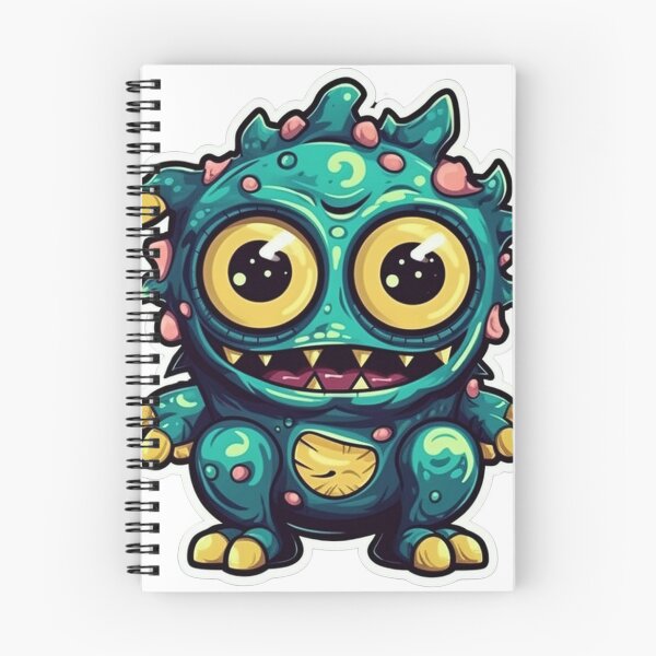 Item preview, Meet Your New Happy Monster Friend - Colorful Sticker! designed and sold by stickergeek23.