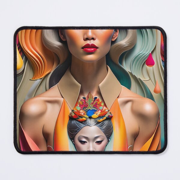 Item preview, Exceptional Expressions: Abstract Woman Portrait Highlighting Your Uniqueness designed and sold by artmanikin.