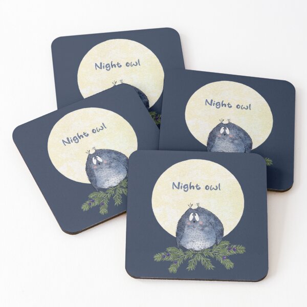 Item preview, Night owl designed and sold by MistyLakeArt.