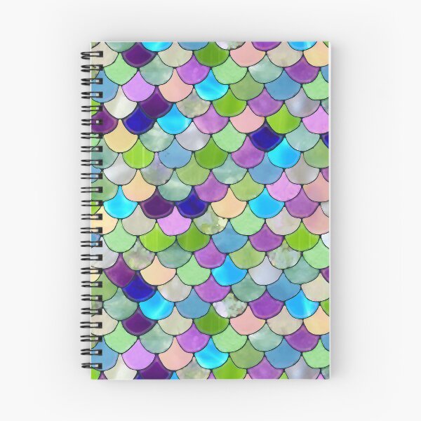 Item preview, Mermaid Scales seamless repeating pattern designed and sold by TursiArt.