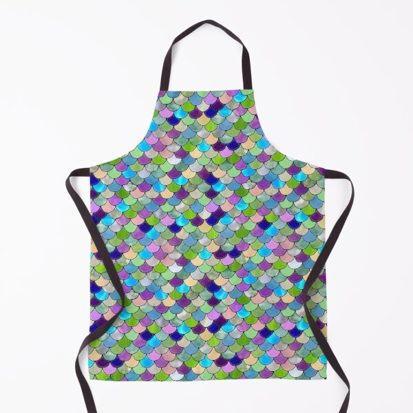 Item preview, Mermaid Scales seamless repeating pattern designed and sold by TursiArt.