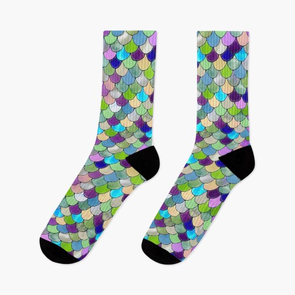 Item preview, Mermaid Scales seamless repeating pattern designed and sold by TursiArt.