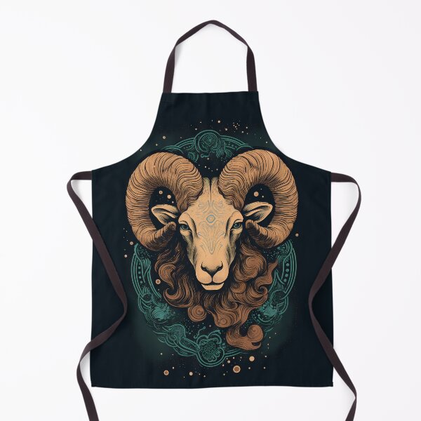 Item preview, Vintage Style Aries Zodiac Sign Art, Aries Zodiac Sign Gift designed and sold by ADGFX.
