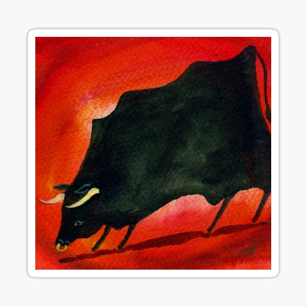 Item preview, Taurus Zodiac Horoscope Painting designed and sold by Lisa Rotenberg.