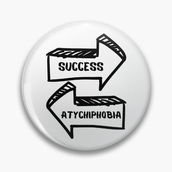 Item preview, Atychiphobia Success Simple Quote designed and sold by natalillu.