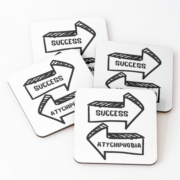 Item preview, Atychiphobia Success Simple Quote designed and sold by natalillu.