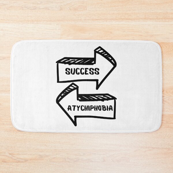 Item preview, Atychiphobia Success Simple Quote designed and sold by natalillu.