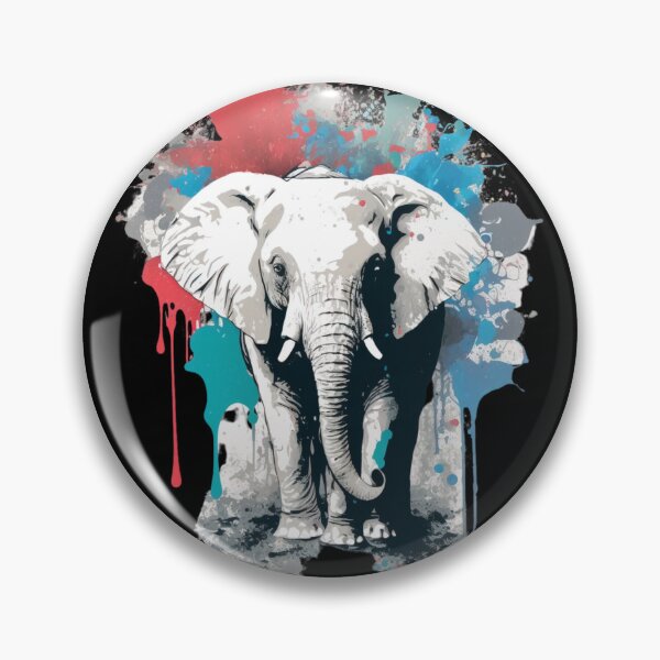 Item preview, Oh No I Picked The Wrong White Elephant, Banksy style. designed and sold by DiamondPixel.