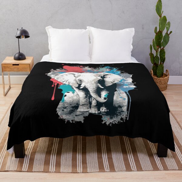 Item preview, Oh No I Picked The Wrong White Elephant, Banksy style. designed and sold by DiamondPixel.