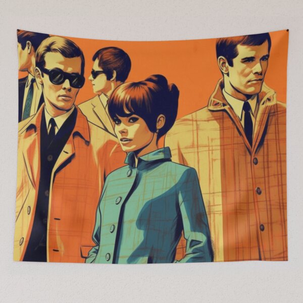 Item preview,  1960s Retro Mod Art Vintage Mod Comic Album Cover Style Graphic Design designed and sold by Step, Repeat.