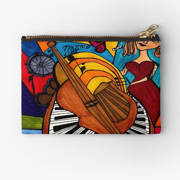 Costa Rican Musician Zipper Pouch