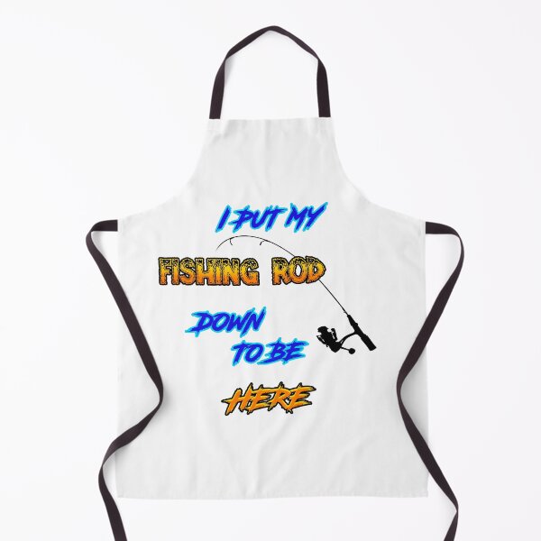 Item preview, I Put My Fishing Rod Down to Be Here Ironic Dad designed and sold by HardestDrip.