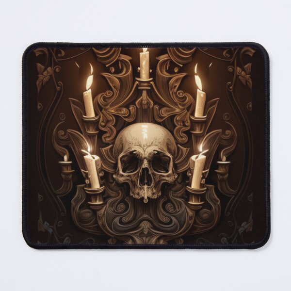 Item preview, Gothic candlestick with skull designed and sold by Nickyvb.