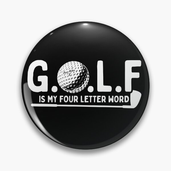 Item preview, Golf Is My Four Letter Word Golf Quote designed and sold by PlayfulPrint.