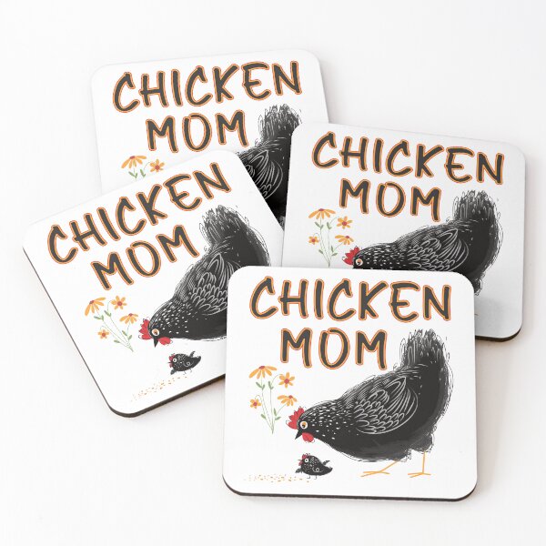 Item preview, Chicken Mom Cute Chicken and Chick designed and sold by designsmostfowl.