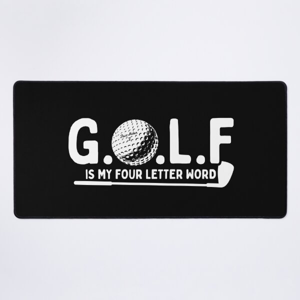Item preview, Golf Is My Four Letter Word Golf Quote designed and sold by PlayfulPrint.