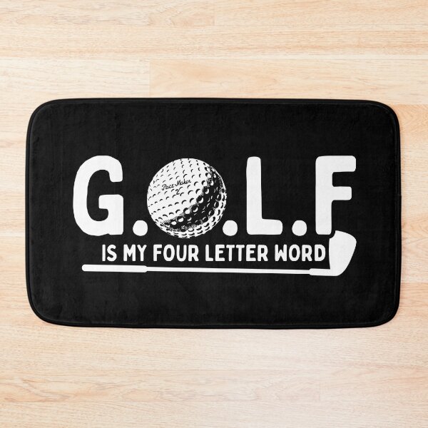 Item preview, Golf Is My Four Letter Word Golf Quote designed and sold by PlayfulPrint.