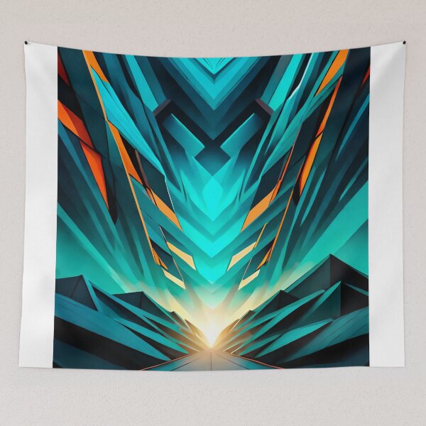 Item preview, Abstract geometric pattern - Landscape designed and sold by Hemindway.