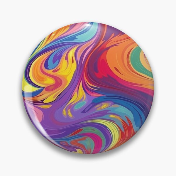 Item preview, Rainbow Liquid Swirl designed and sold by NuCrescentApp.