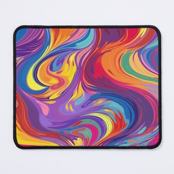 Item preview, Rainbow Liquid Swirl designed and sold by NuCrescentApp.
