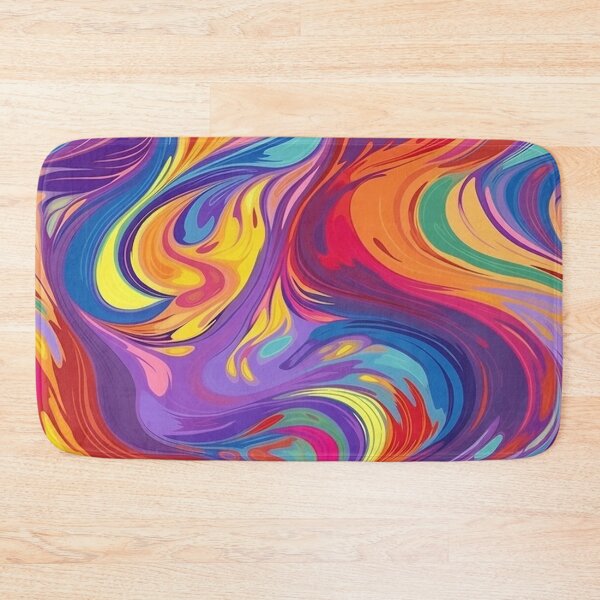 Item preview, Rainbow Liquid Swirl designed and sold by NuCrescentApp.