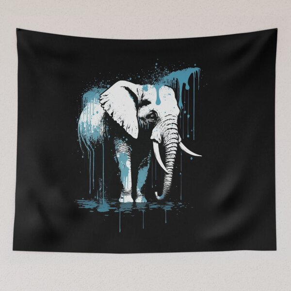 Item preview, Oh No I Picked The Wrong White Elephant, Banksy style. designed and sold by DiamondPixel.