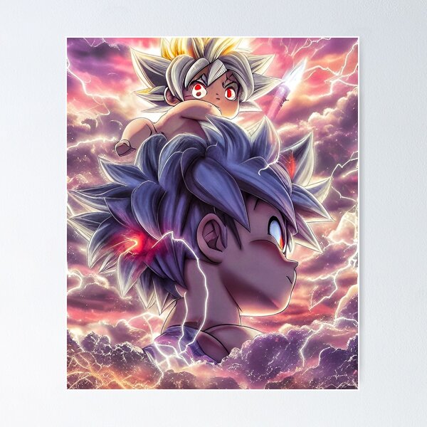 REDCLOUD Goku ultra instinct wall poster for room for Dragon ball