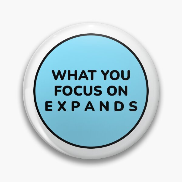Item preview, WHAT YOU FOCUS ON EXPANDS Zen Motivation  designed and sold by Inspirationmotivation.