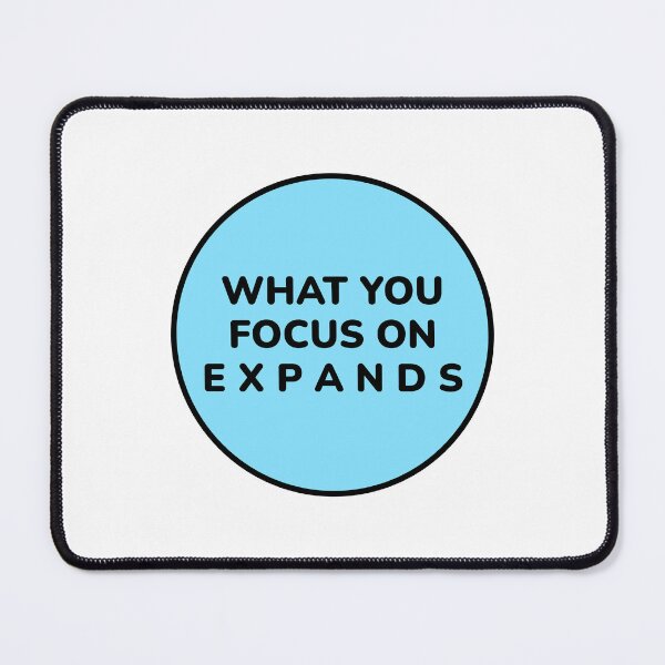 Item preview, WHAT YOU FOCUS ON EXPANDS Zen Motivation designed and sold by Inspirationmotivation.