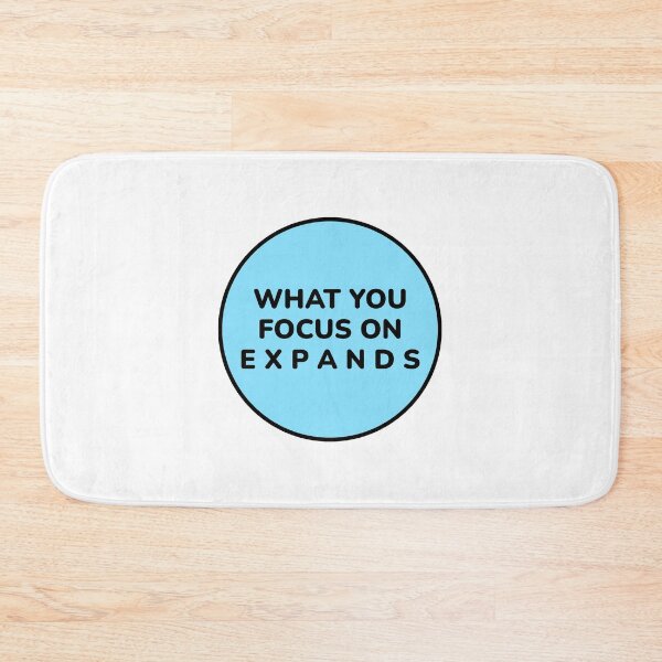Item preview, WHAT YOU FOCUS ON EXPANDS Zen Motivation  designed and sold by Inspirationmotivation.