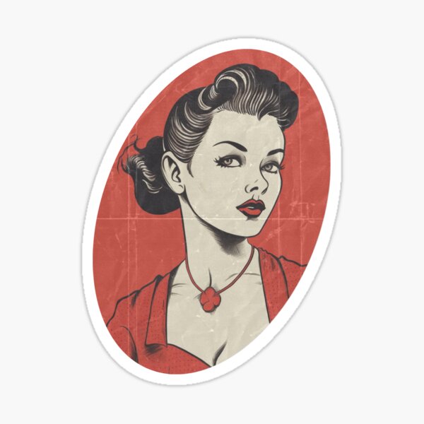 Fashion Style Board - Hot Red Pin-Up Rockabilly - A Thrifty Mom
