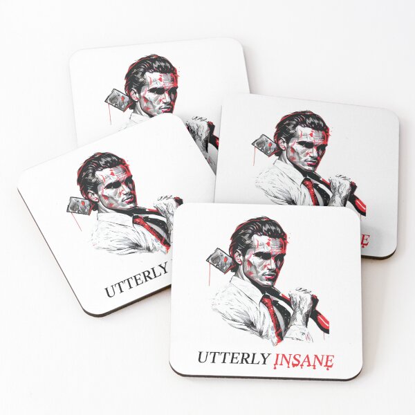 Item preview, Patrick Bateman Utterly Insane American Psycho designed and sold by YasserCreatives.