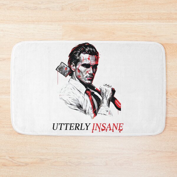 Item preview, Patrick Bateman Utterly Insane American Psycho designed and sold by YasserCreatives.