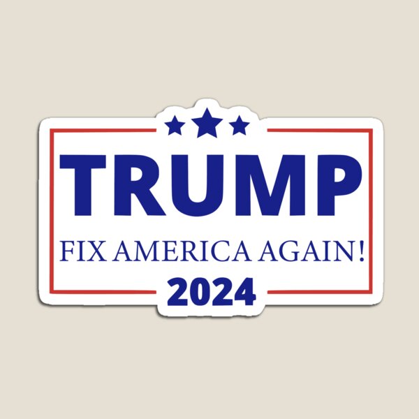 Item preview, Trump 2024 Fix America Again - Patriotic Design for True Supporters designed and sold by Neggan.