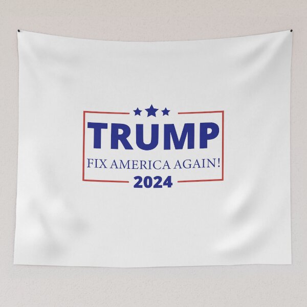 Item preview, Trump 2024 Fix America Again - Patriotic Design for True Supporters designed and sold by Neggan.