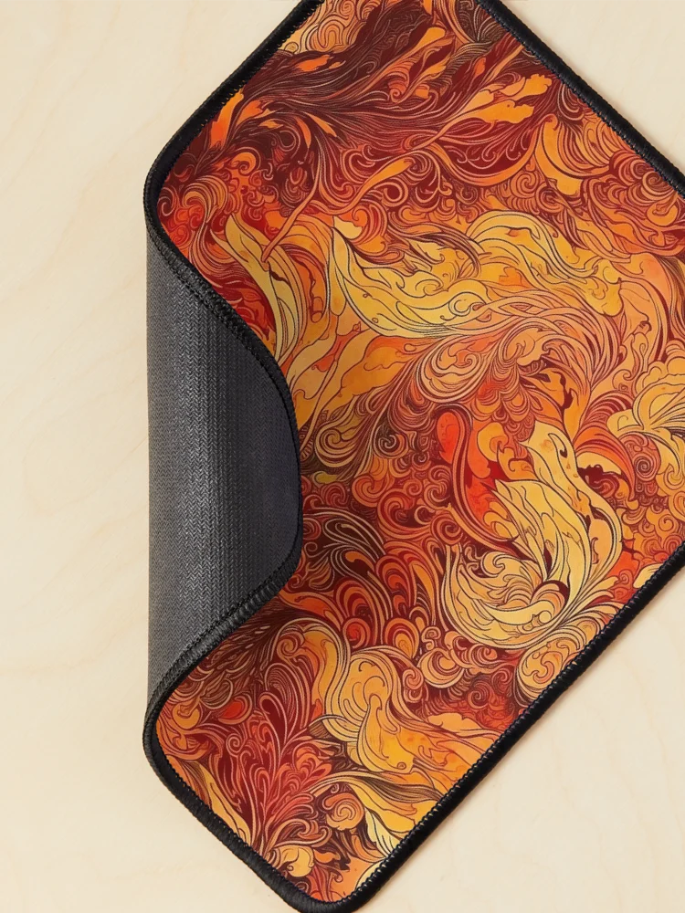 Thumbnail 2 of 5, Mouse Pad, Fire Element Pattern designed and sold by RooArtistry.