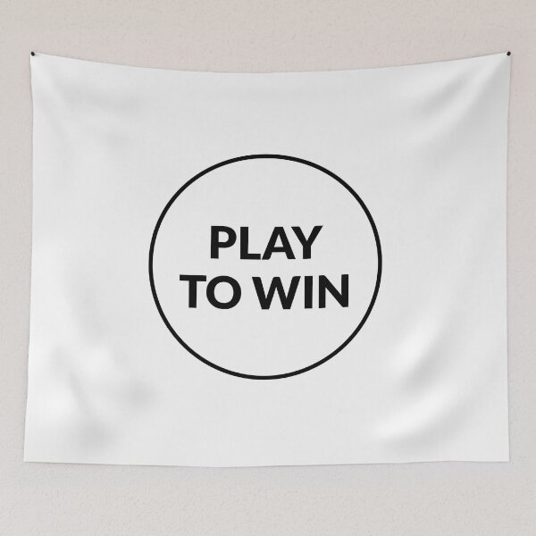 Item preview, PLAY TO WIN designed and sold by Inspirationmotivation.