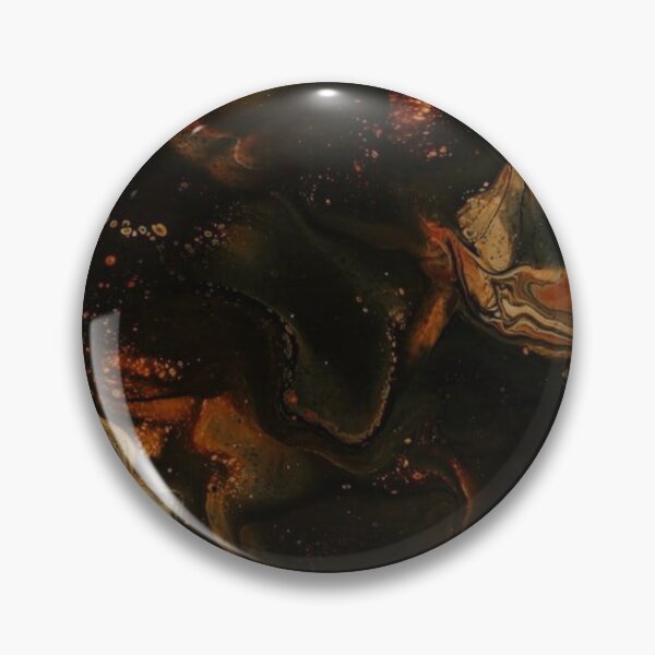 Item preview, Deep orange and black marble print designed and sold by HadeeeeL.