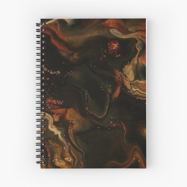 Item preview, Deep orange and black marble print designed and sold by HadeeeeL.