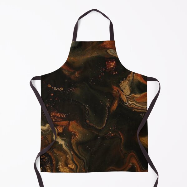 Item preview, Deep orange and black marble print designed and sold by HadeeeeL.