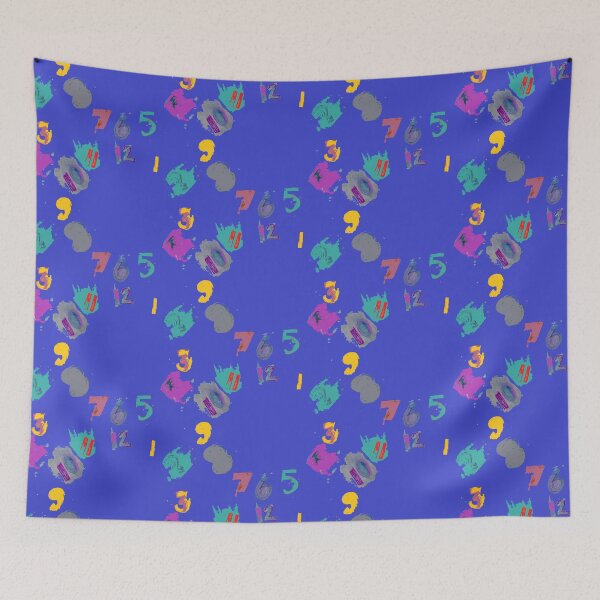 Item preview, Royal Blue O'Clock with Numbers, watercolor designed and sold by djrunnels.