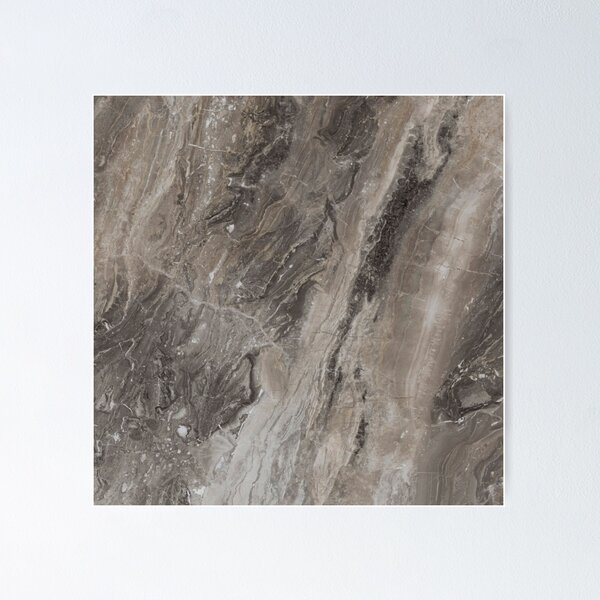 Grey and taupe marble print Poster for Sale by HadeeeeL