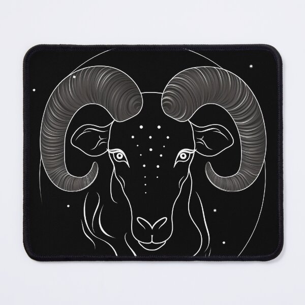 Item preview, Minimalist Style Aries Zodiac Sign Art, Aries Zodiac Sign Gift, Ram minimalist art designed and sold by ADGFX.