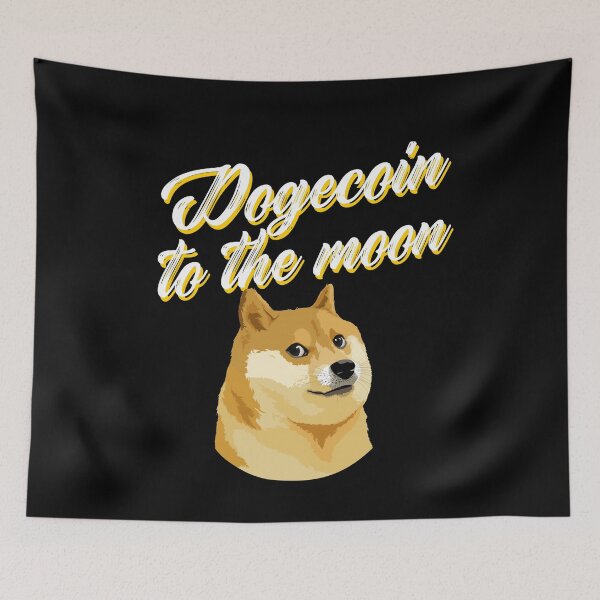 Item preview, Dogecoin Crypto to The Moon Much Wow designed and sold by NFTDesignsBLV.
