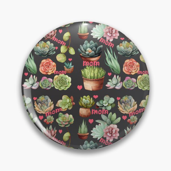Item preview, Botanical Flowers Succulents Watercolor And Hearts For Mom designed and sold by fatydesignspace.