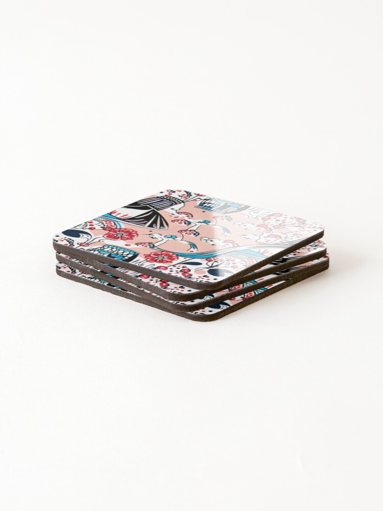 Thumbnail 4 of 5, Coasters (Set of 4), Japanese-style pattern designed and sold by RuiFernandes.