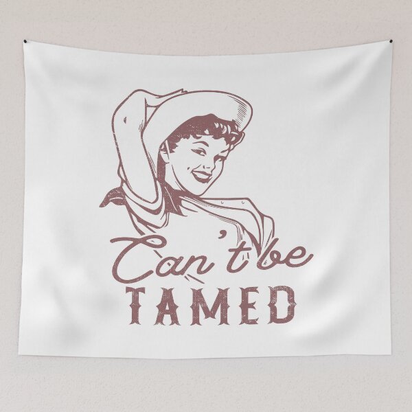 Item preview, Can't Be Tamed Cowgirls Vintage Wild West Western Gifts designed and sold by TonySpencer.