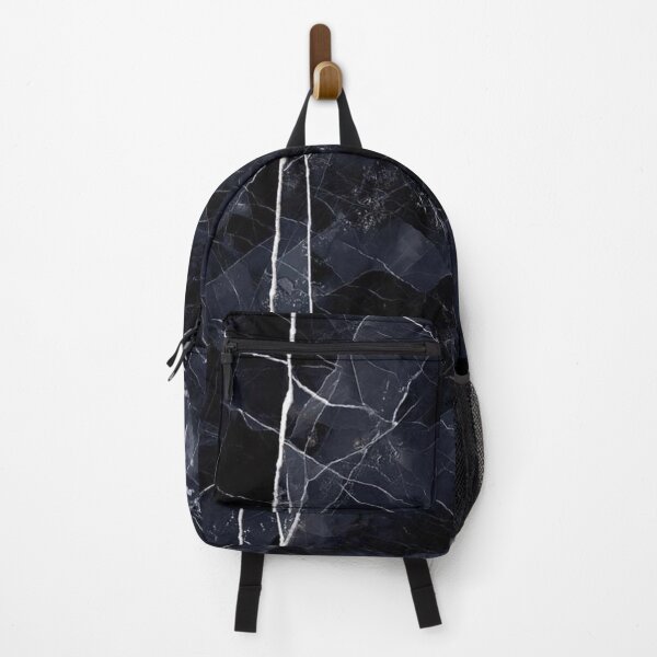 Item preview, Deep dark blue and black marble print designed and sold by HadeeeeL.